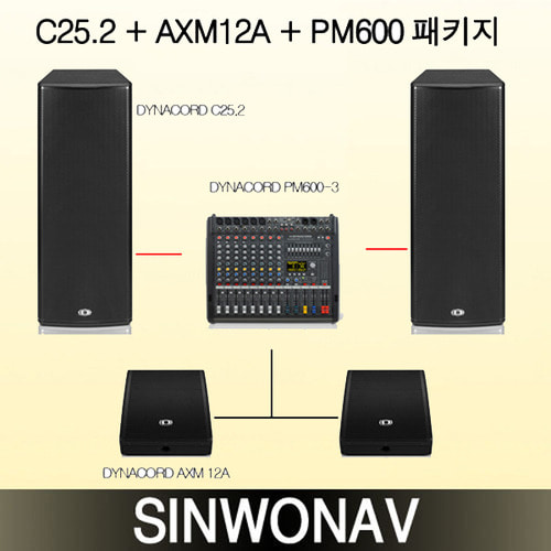DYNACORD PM 600-3/C25.2/AXM 12A  이동용음향,동호회음향,다 용도