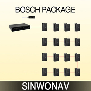 보쉬 240w 앰프 + UC15D 16EA / 카페/소규모매장/야외스피커/BGM스피커